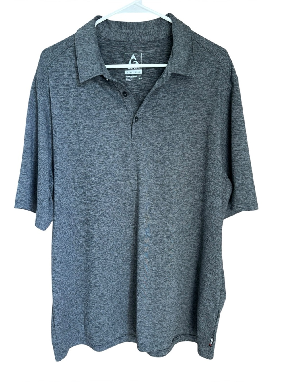 Gerry Men's Gray Short Sleeve Golf Performance Polo Shirt‎ Size XL